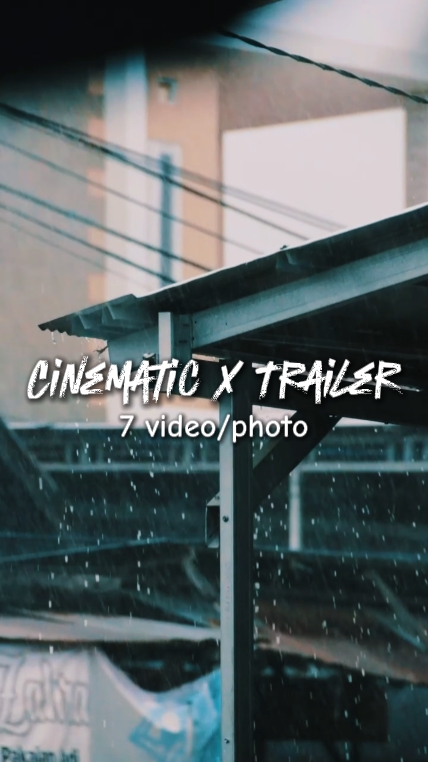 BANDE-ANNONCE CINÉMATIQUE X 