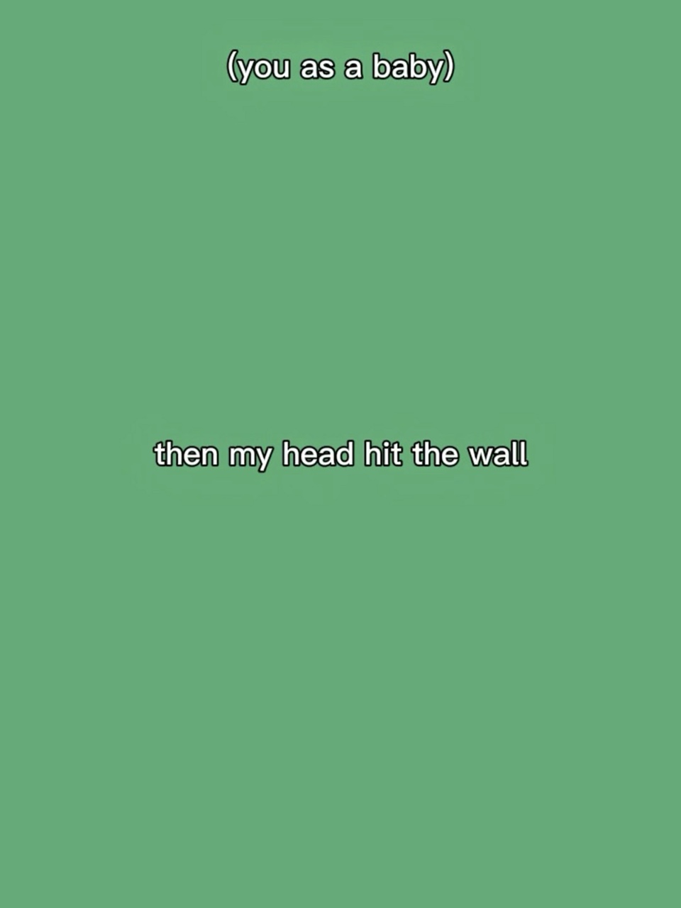 Hit the wall 