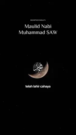 telah lahir cahaya