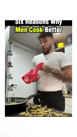 Y men cook better