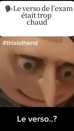 This is the end