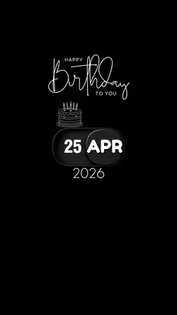 BIRTHDAY 25 APRIL