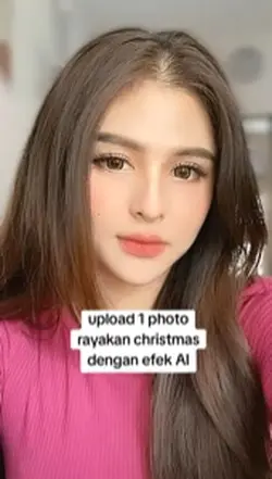 ai圣诞老人合影