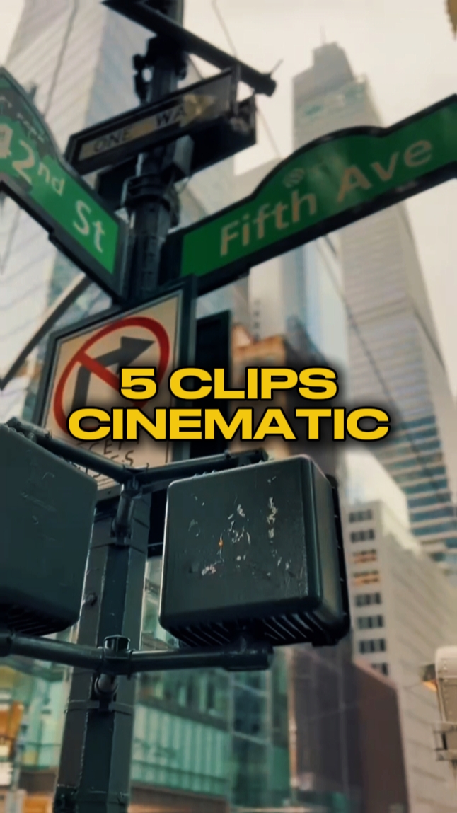 5 CLIPS CINEMÁTICOS