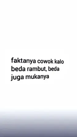 faktanya cowo kalo
