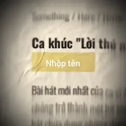 Mẫu thay chữ