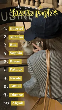 my top 10 fav