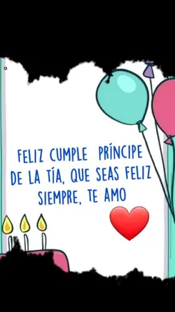 Feliz Cumple Sobrino