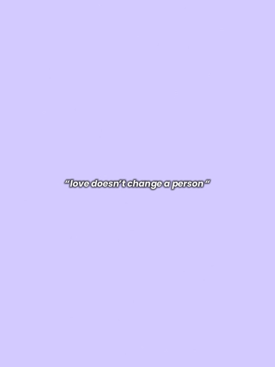 L'amour ne change pas 