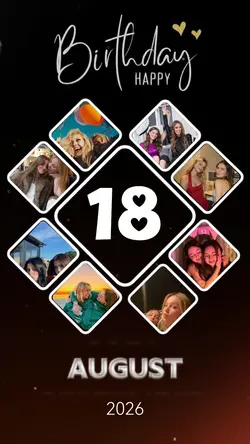 Birthday 18 August