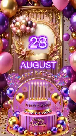 HBD 28 AUGUST
