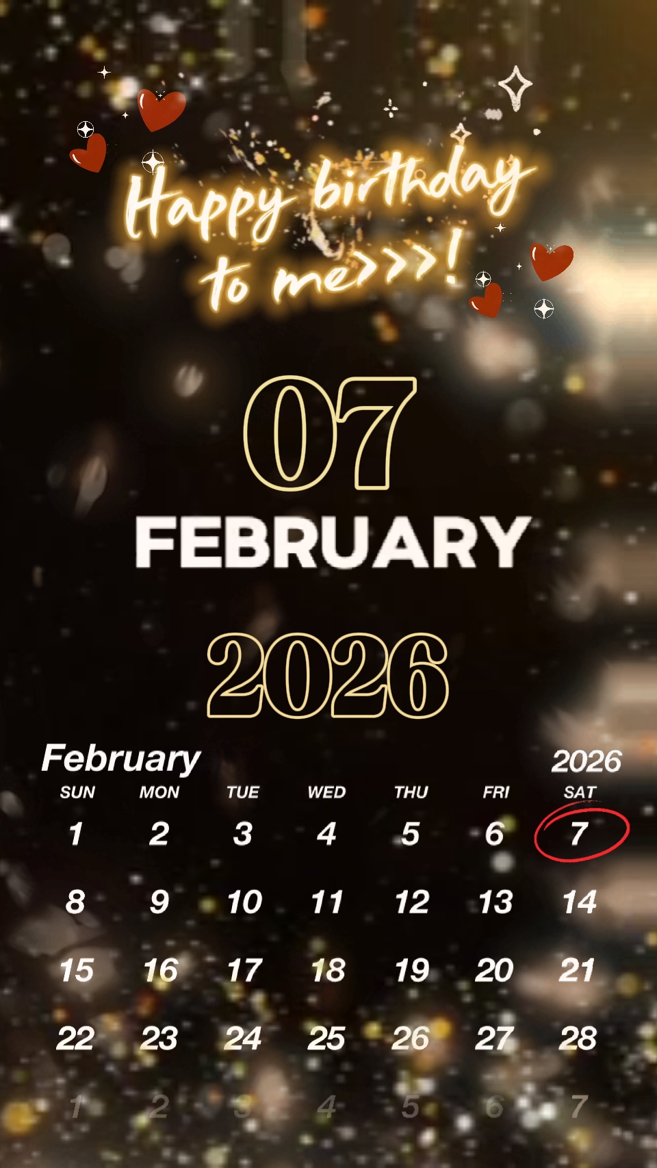 Hbd 07th February