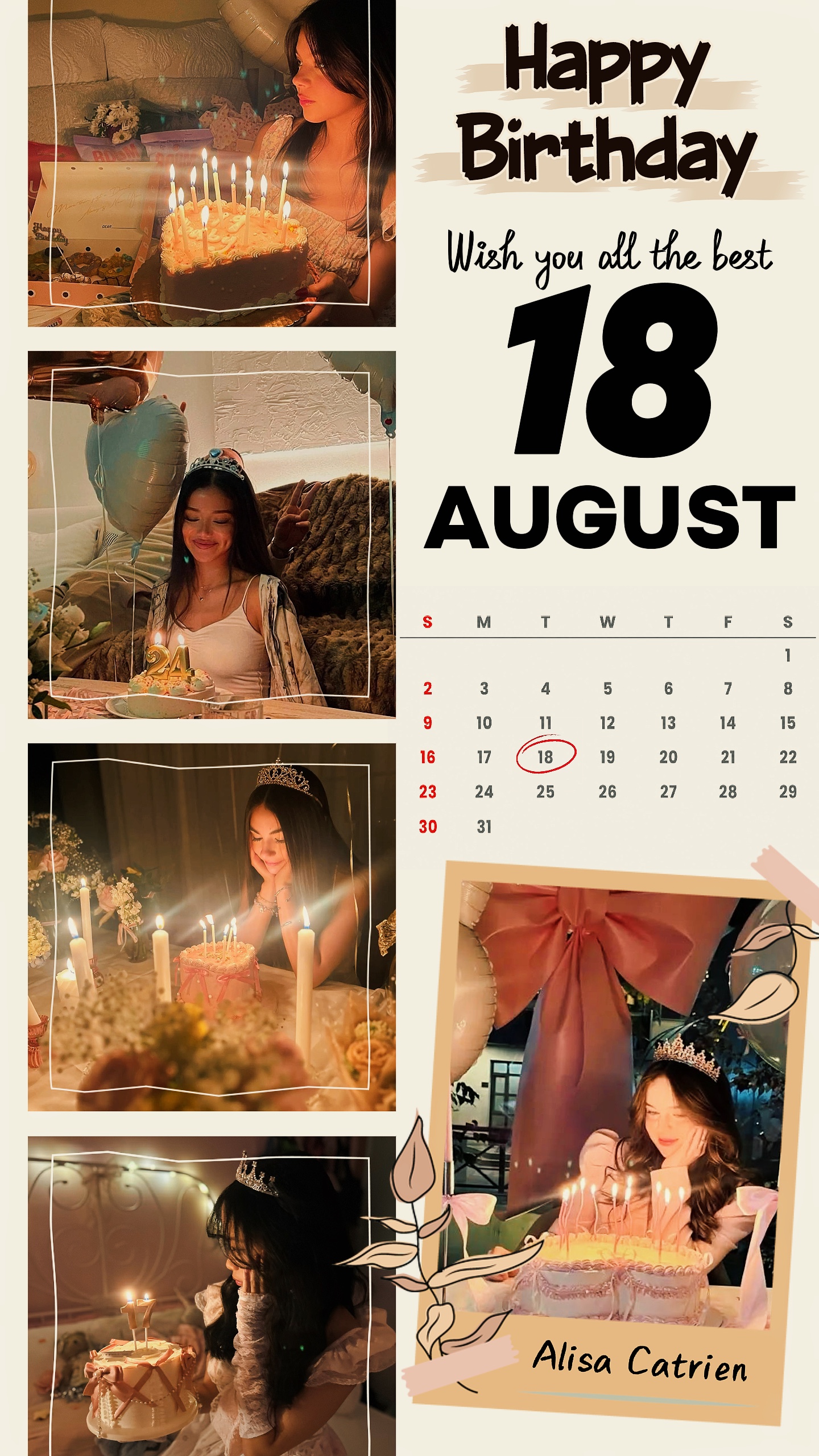 HBD 18 AUGUST 2026