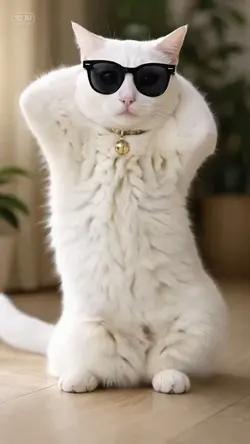 Cat dance funny