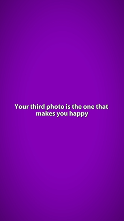 your third photo