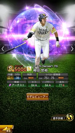 プロスピ TSコラ画像 テンプレ