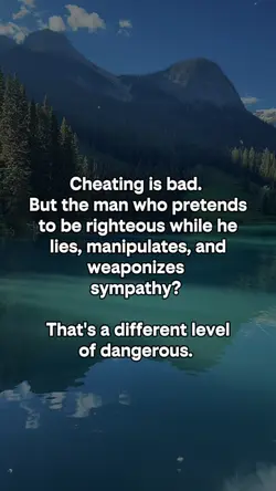 Cheating is bad
