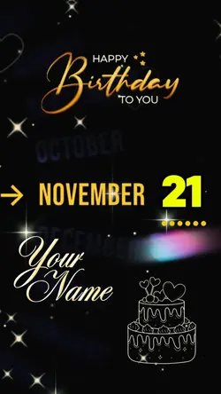 HBD 21 NOVEMBER