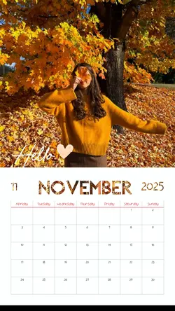 November calendar 