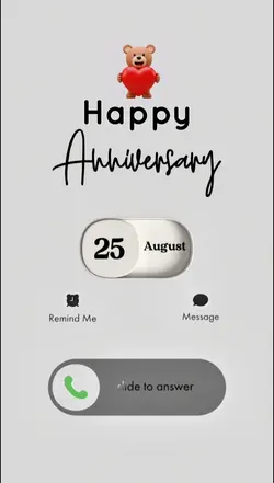 ANIVERSARY 25 AUGUST