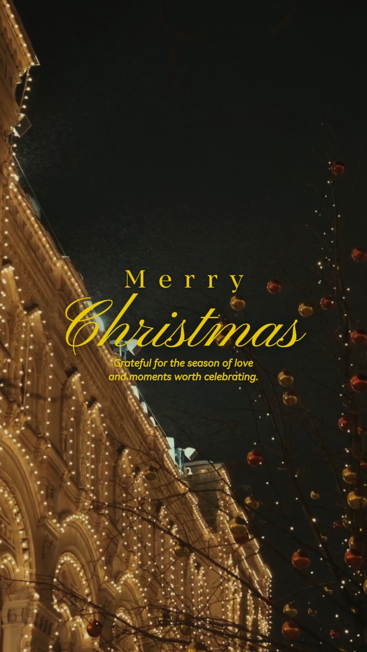 christmas cinematic