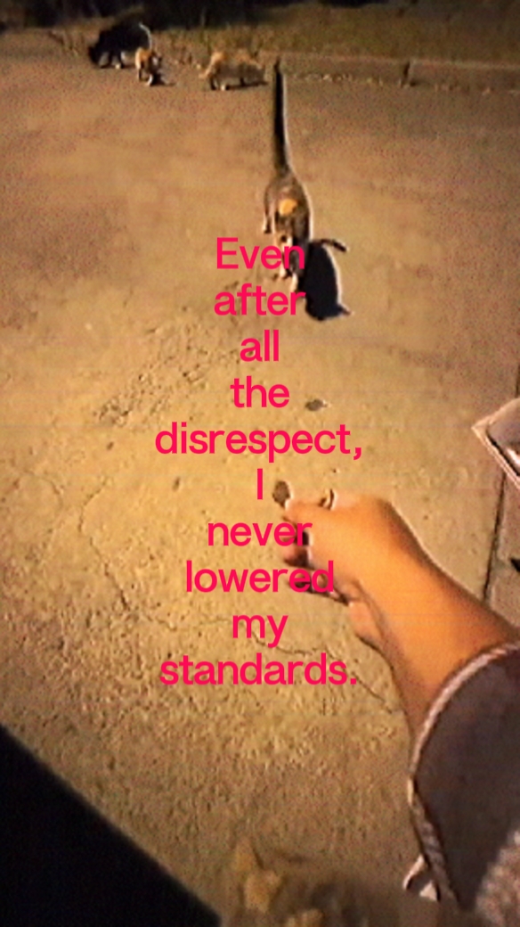 Even aftr disrespect