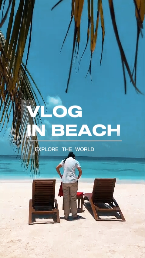 vlog in beach 