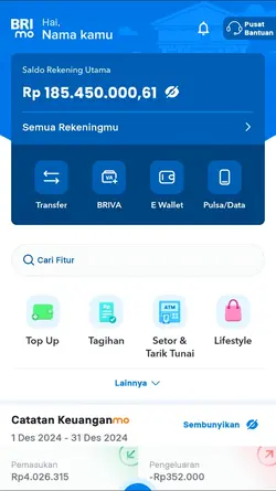 Rekening saldo Viral