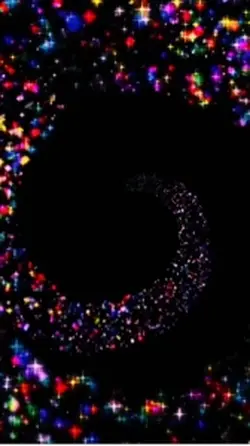 Colorful particles