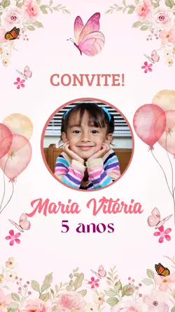 CONVITE BORBOLETA 