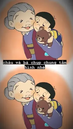 cháu và bà 