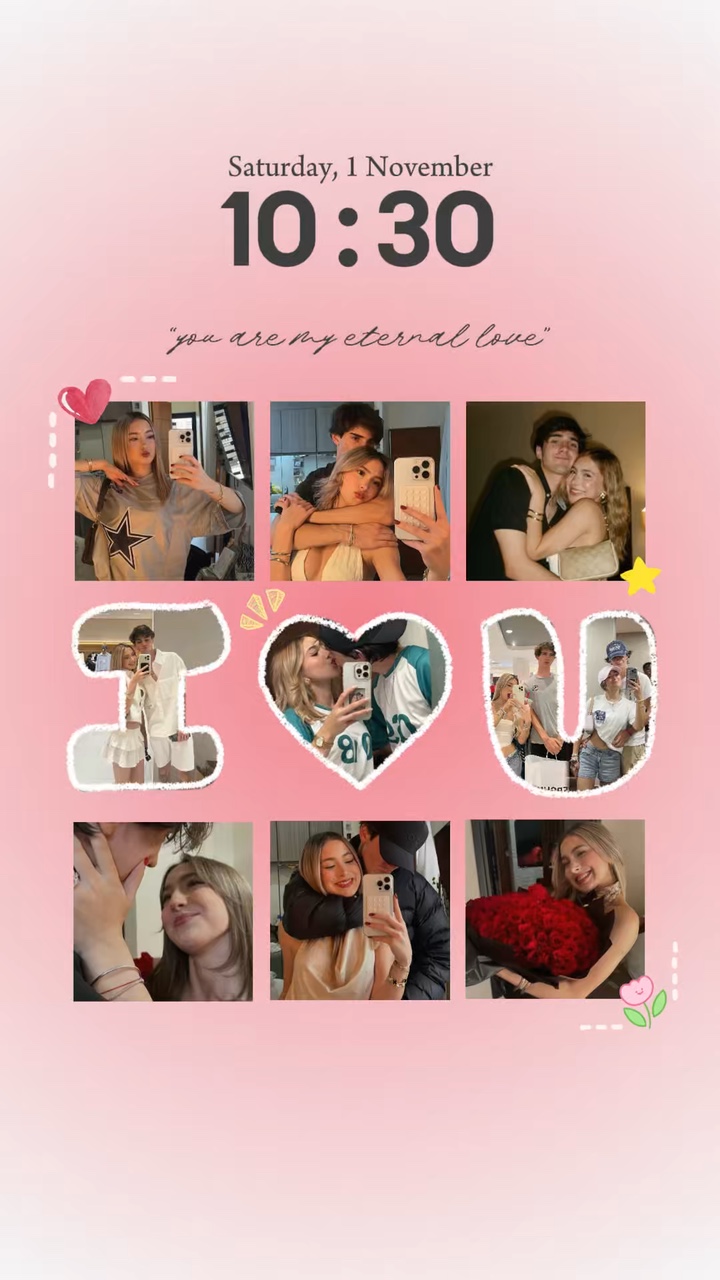 Fond d'écran Amour rose