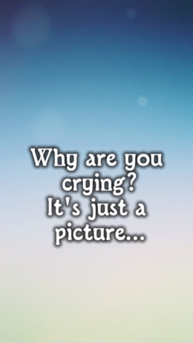why are u crying 