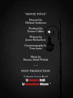 Film Bitti Şablonu..