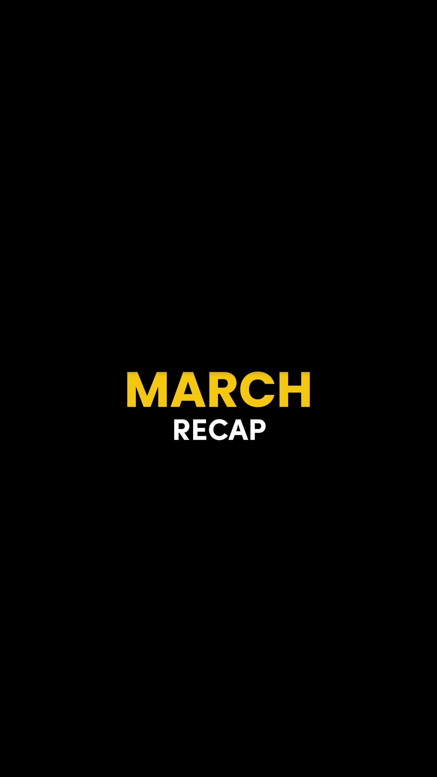 march recap dump