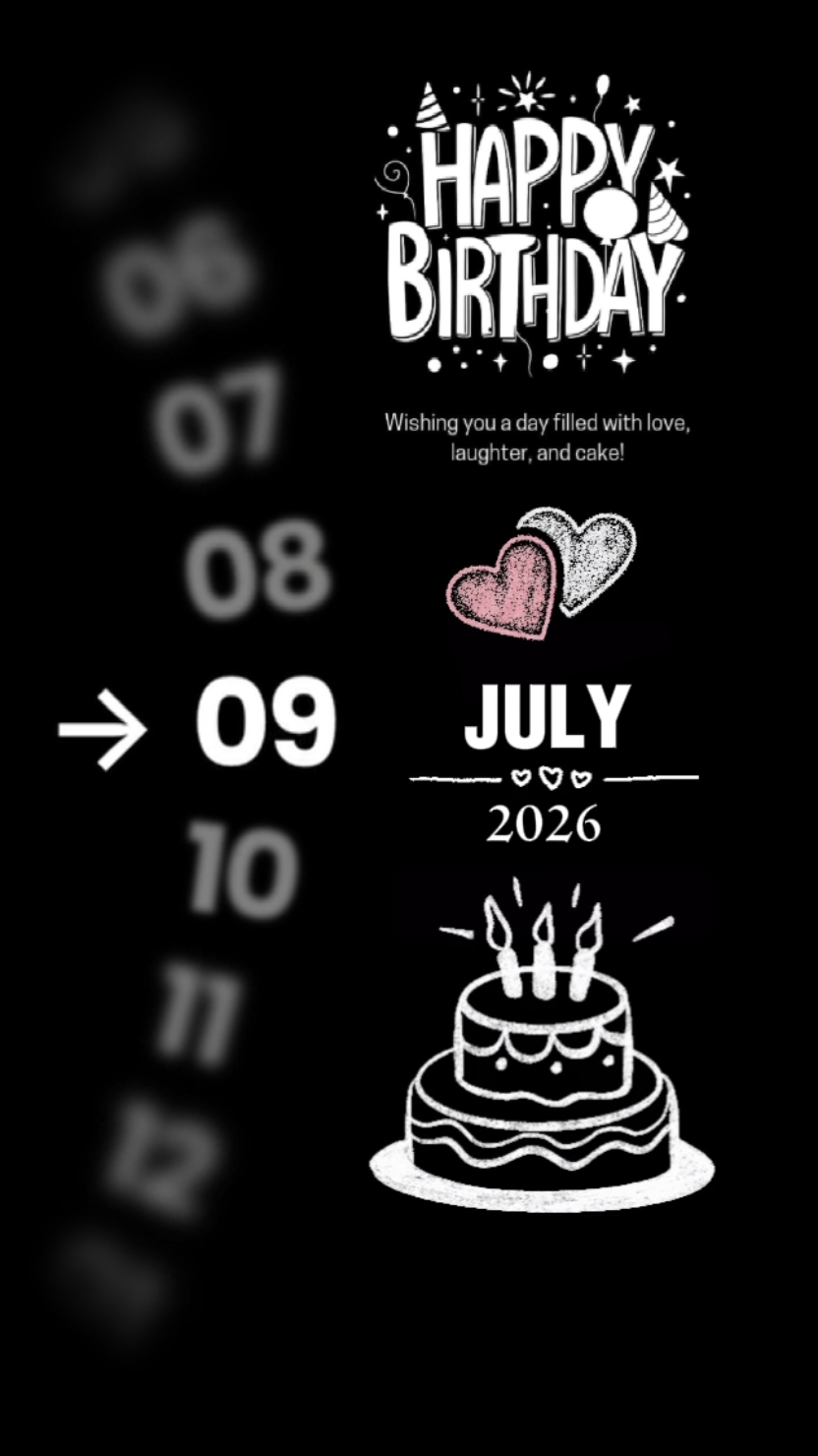SELAMAT ULANG TAHUN 09 JULI