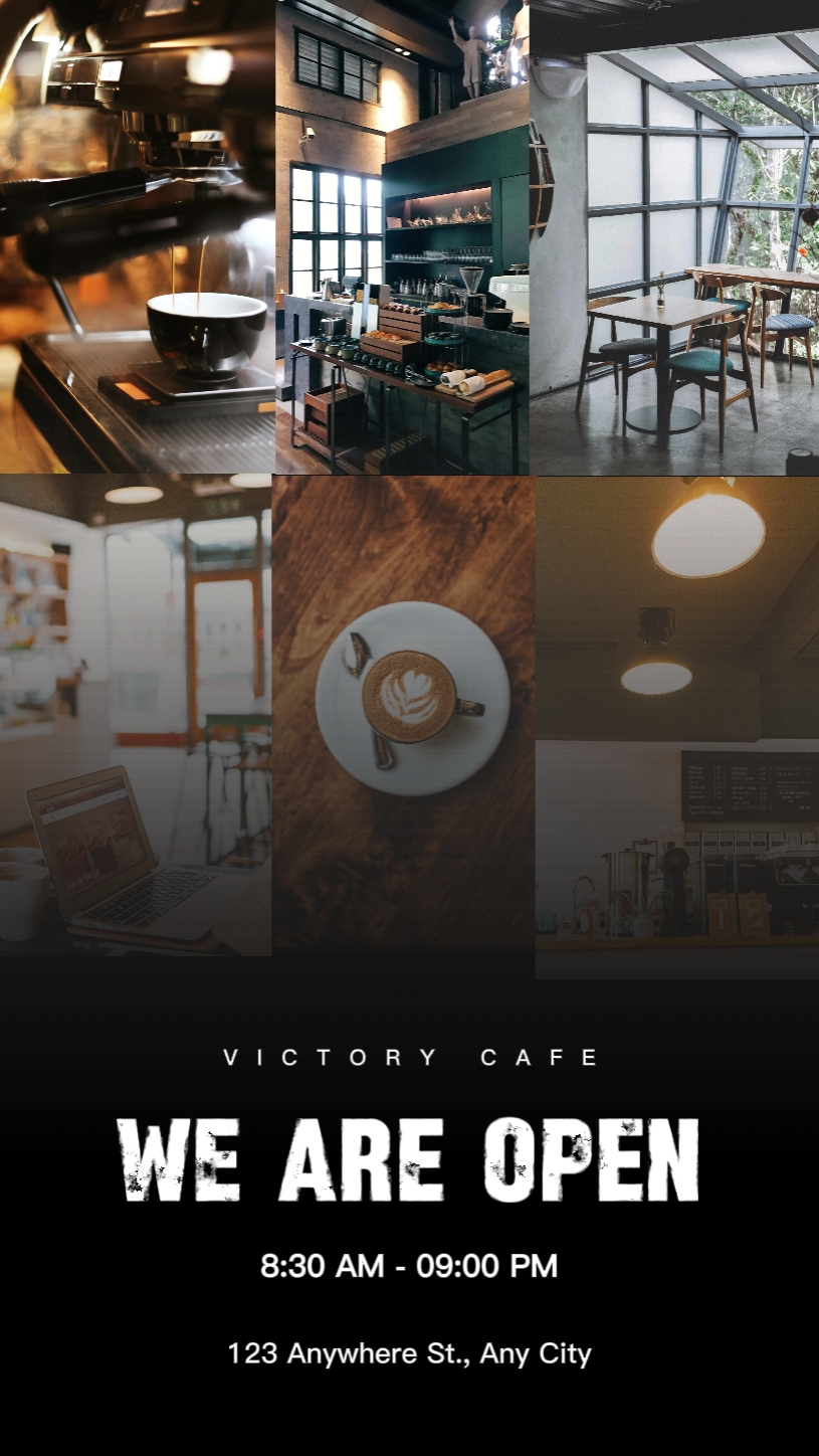 we are open