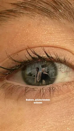 Gözlerimden anlasın 