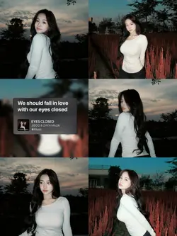 eyes closed 6 pics