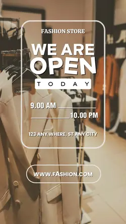 STORY WE ARE OPEN