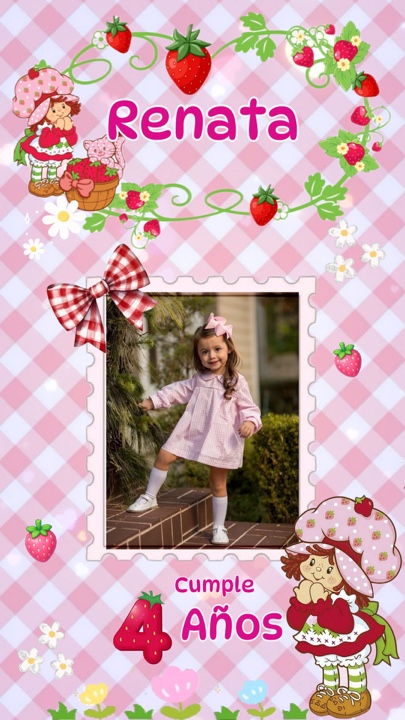 Invitación Rosita 🍓