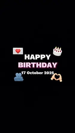 HBD 17 OCTOBER 