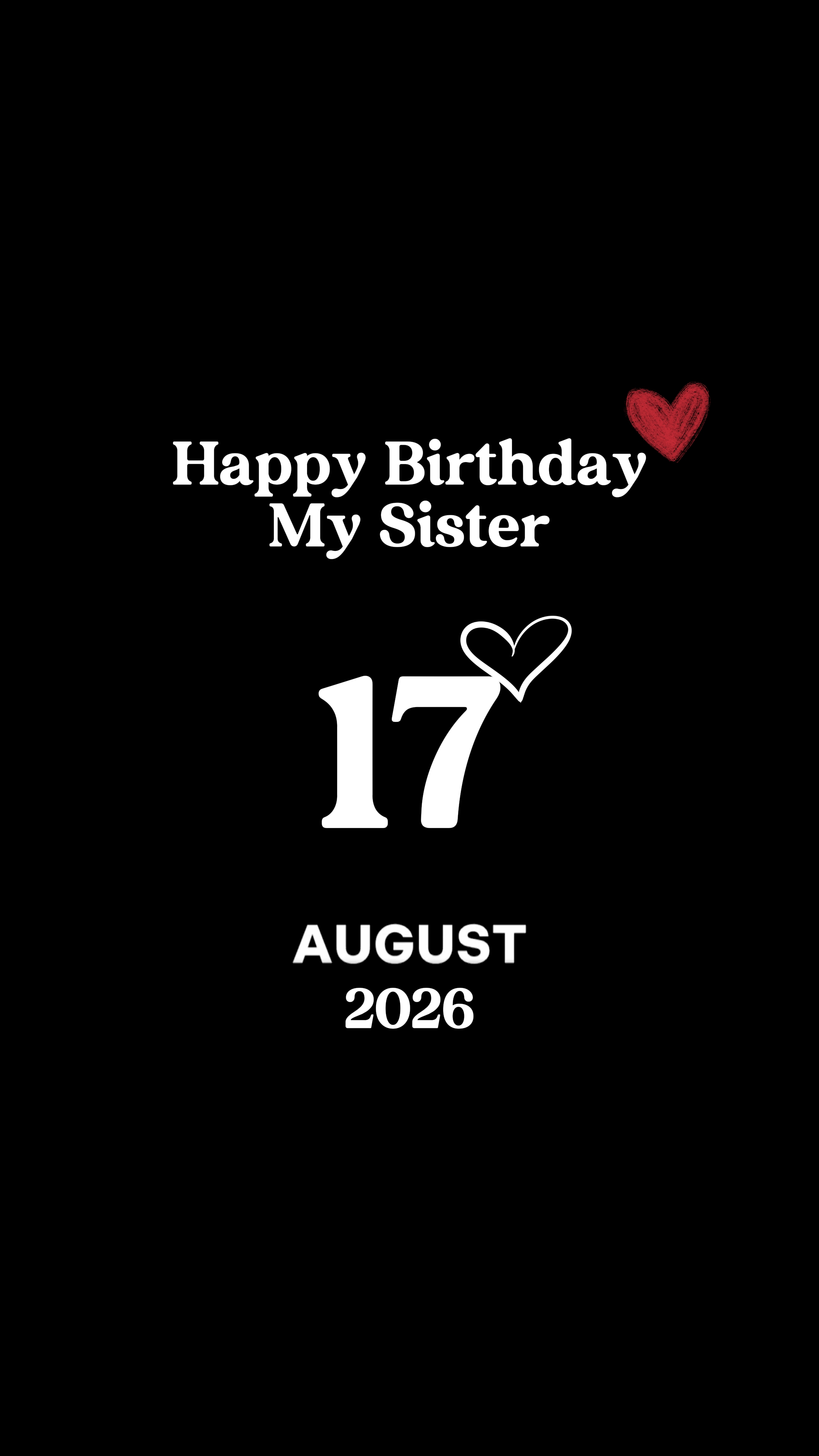 Birthday 17 august