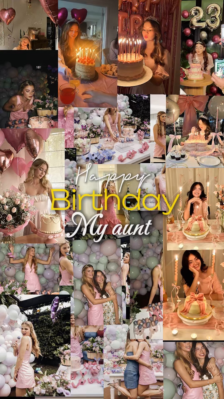 HBD minha tia