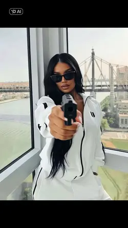 AI HOLDS A GUN
