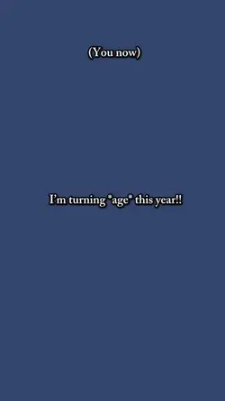 I’m turning age..✨🥹