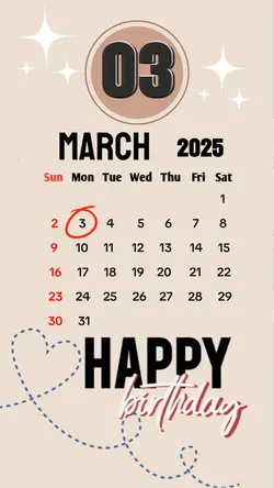 hbd 03 march 2025