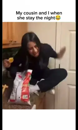 My cousin and I when