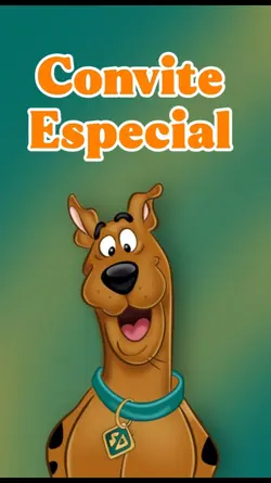 Convite Scooby doo