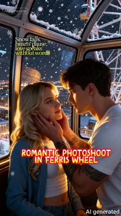 Love in Ferris wheel
